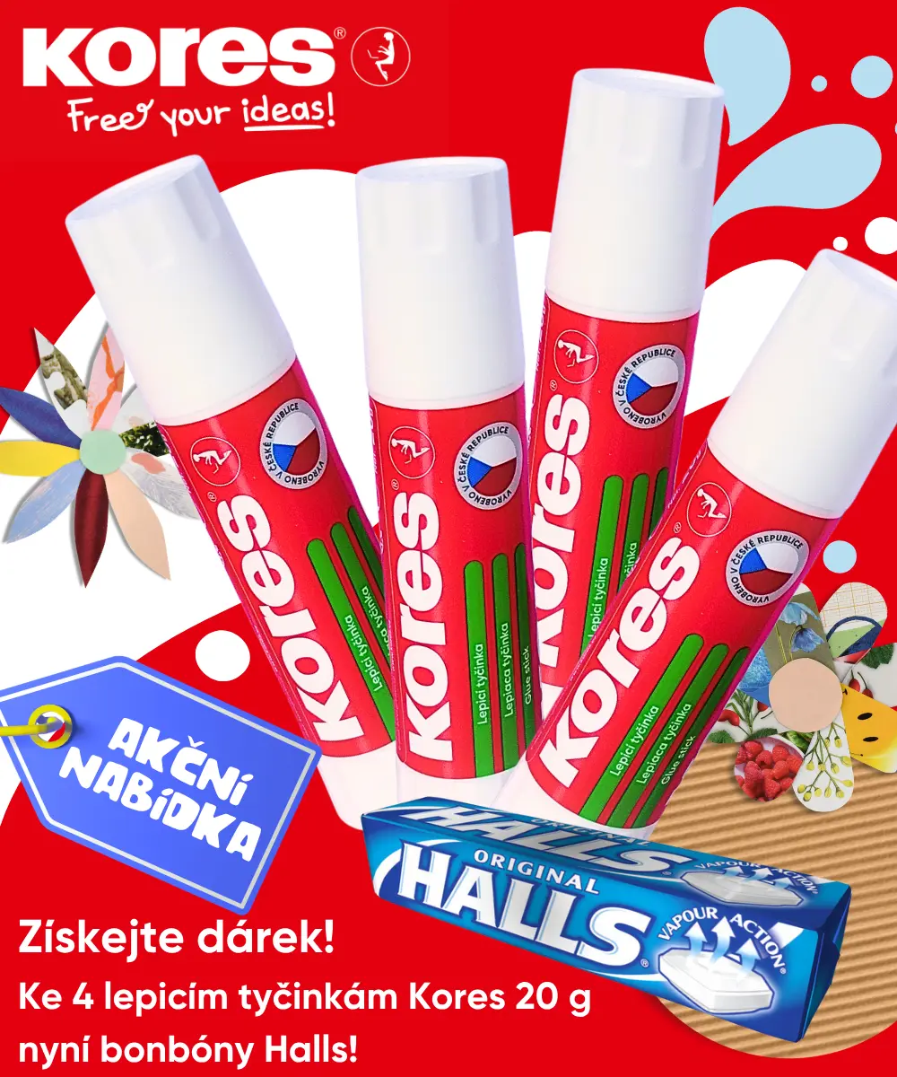 Lepidlo Kores 20g + Halls