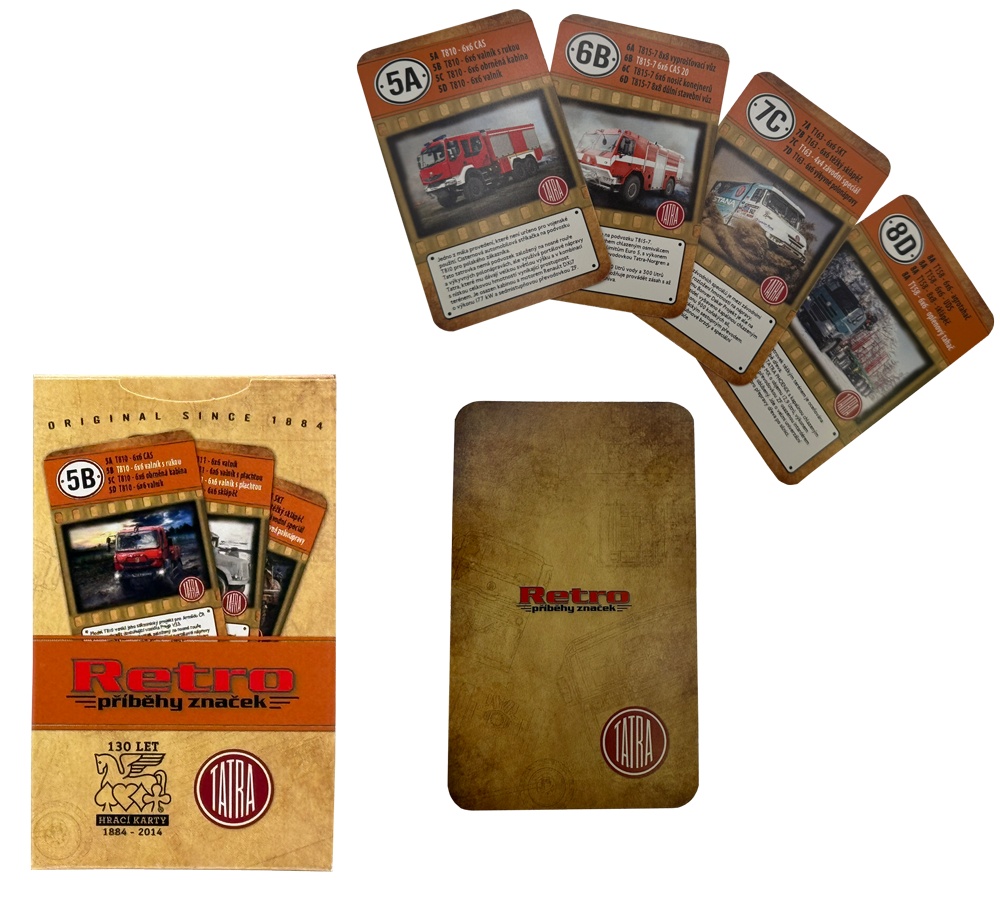 Karty kvarteto Retro Tatra 2201