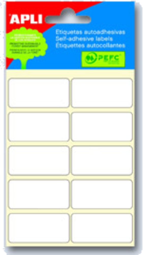 Samolepící etikety Apli 19x40mm 60 etiket