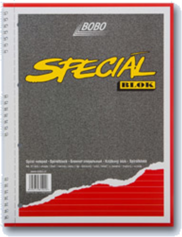 Blok Bobo A4 boční spirála Speciál linkz 50 listů