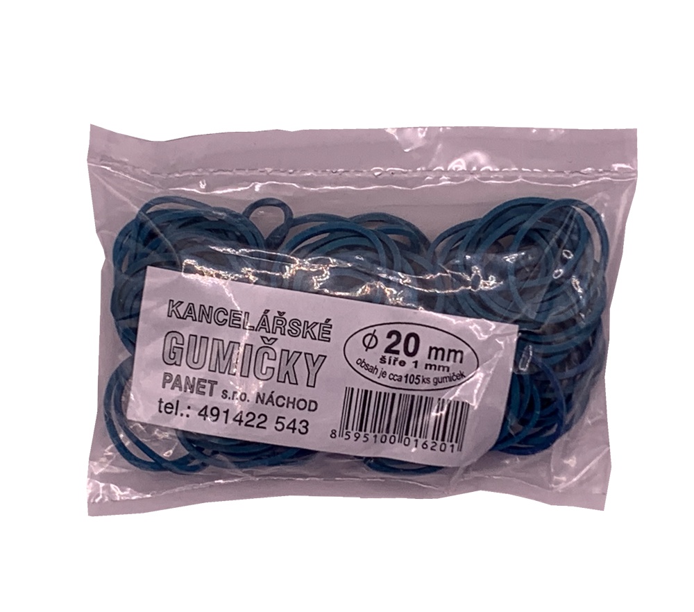 Gumičky průměr 20mm 70ks 162