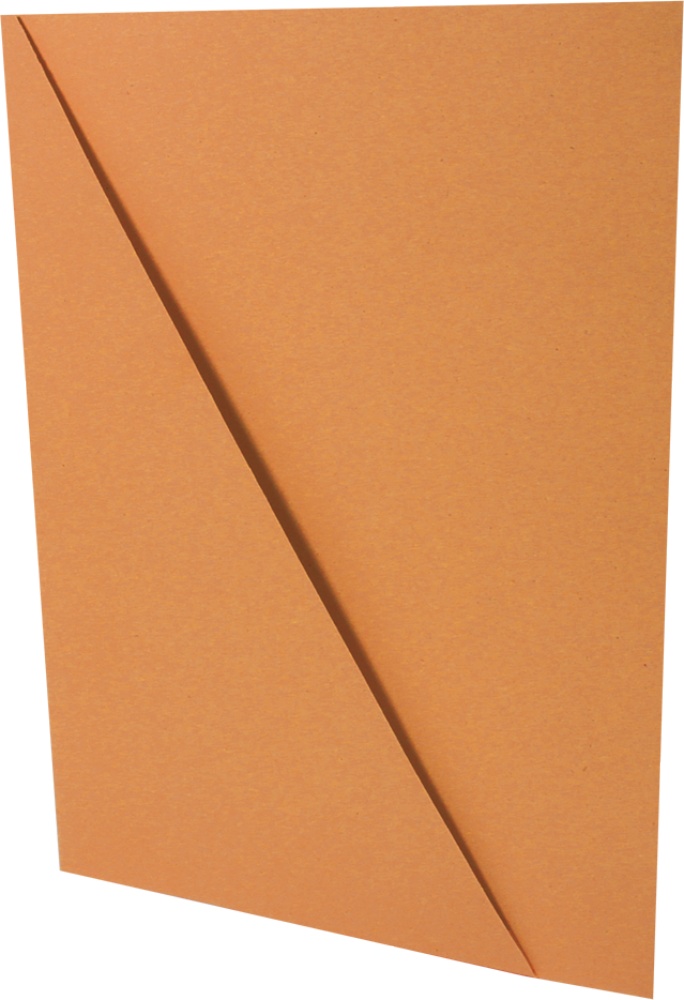 Desky papírové s rohem A4 oranžová