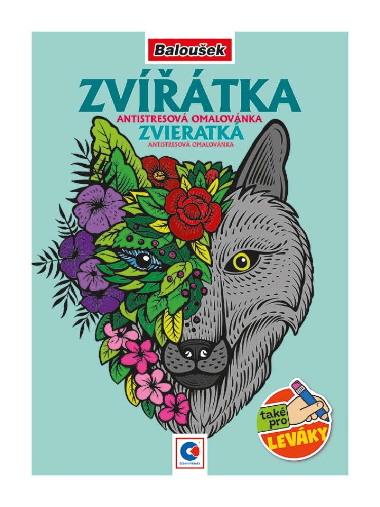 Omalovánky A5 antistresové Zvířátka