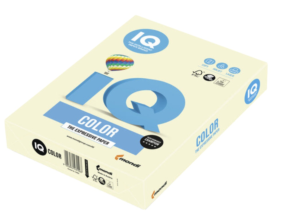 Barevný papír A4 80g.IQ vanilka 66 500 listů 