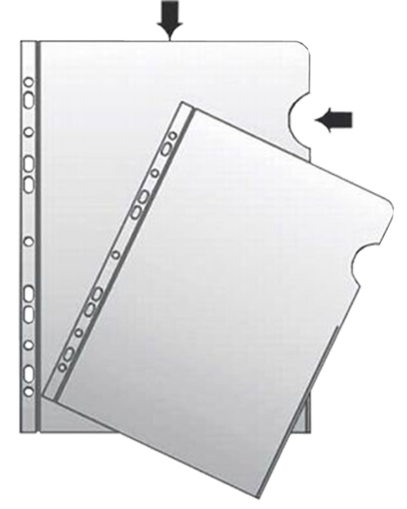 Obal A4 U/L eurozávěs PVC 4020