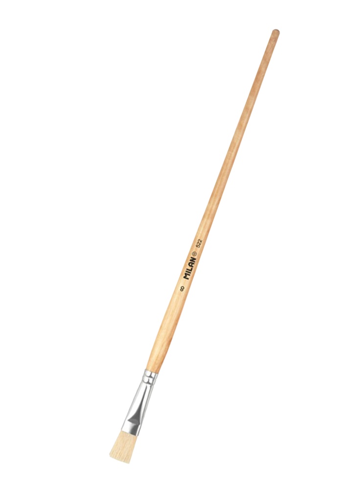 Štětec Milan plochý dlouhý 522 8