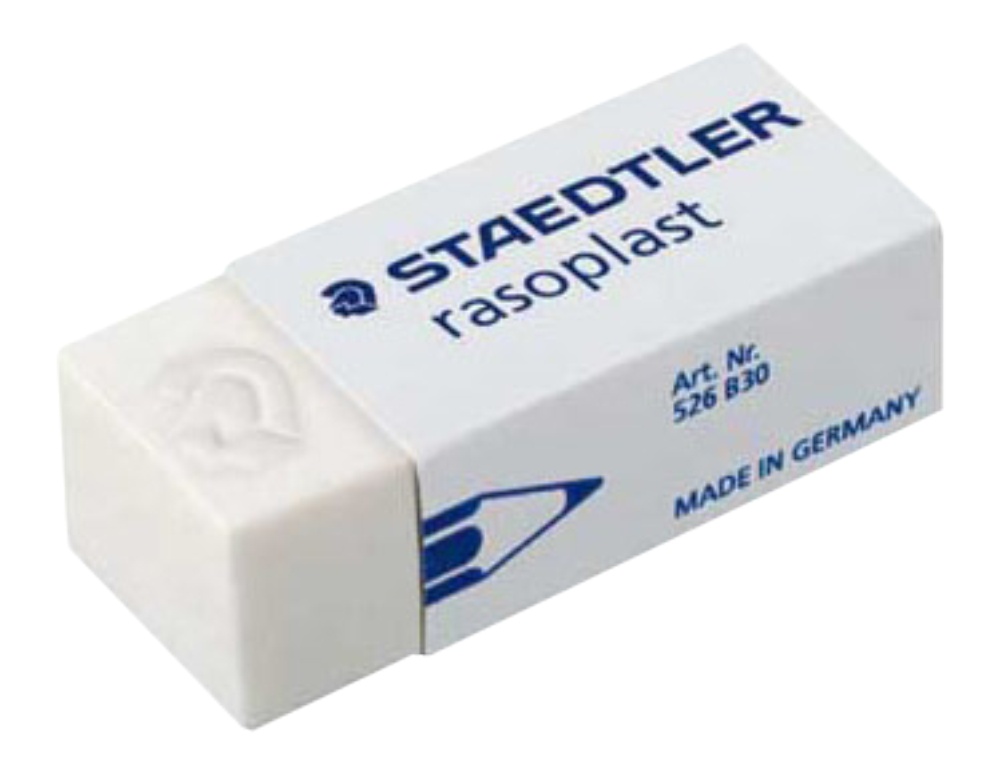 Pryž Staedtler B30 43x19mm bílá