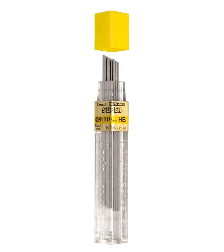 Tuhy do pentilky 0.9 HB 12ks Pentel