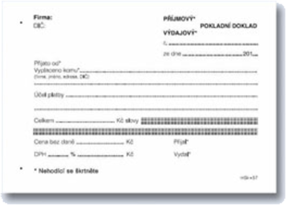 TP Universální příj. výd.doklad A6 propisující 57