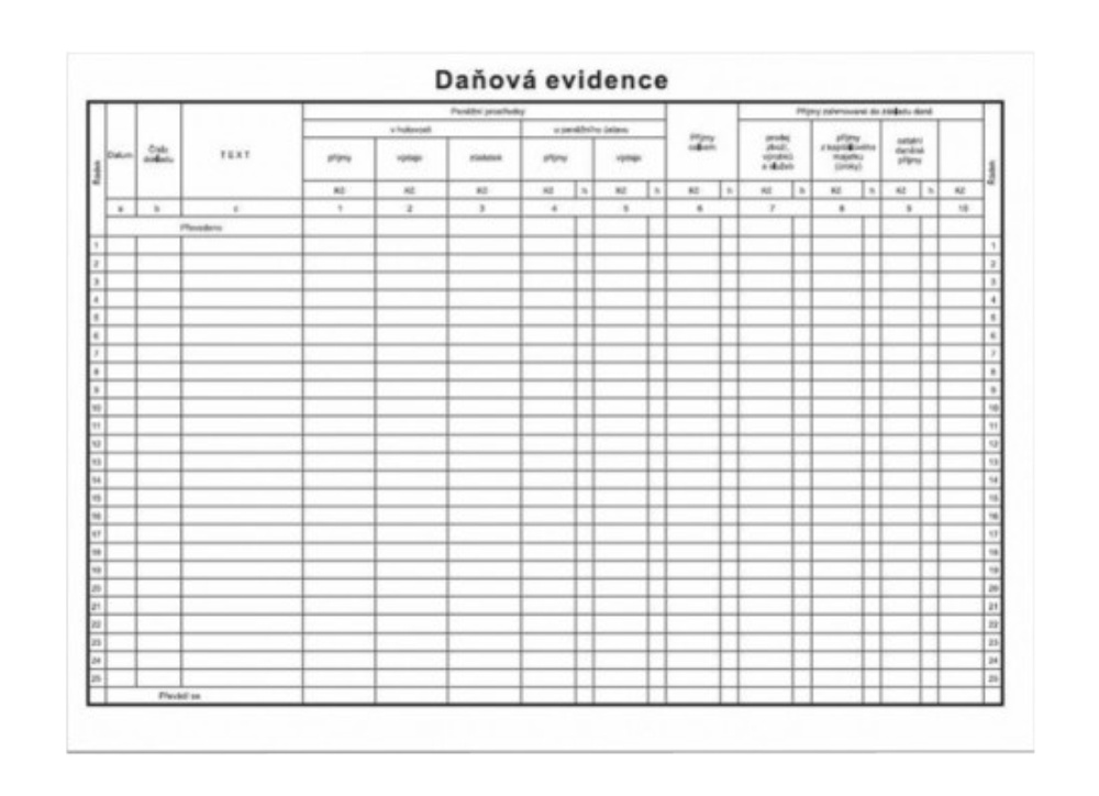 TP Daňová evidence pro neplátce A4 140