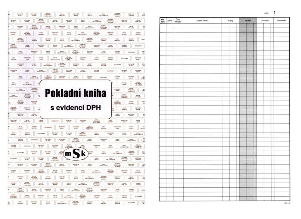 TP Pokladní kniha DPH A4 145