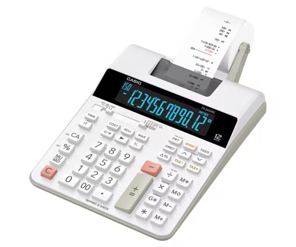 Kalkulačka Casio FR 2650 RC12 místná 200x280mm