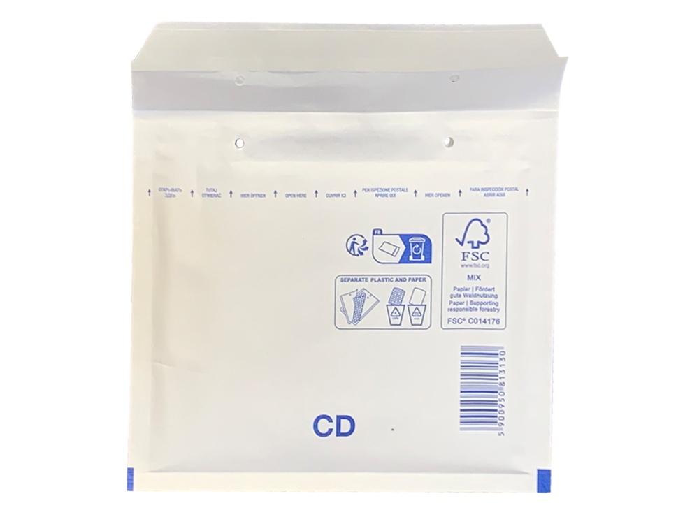 Obálka bublinková CD 180x160 vnitřní rozměr