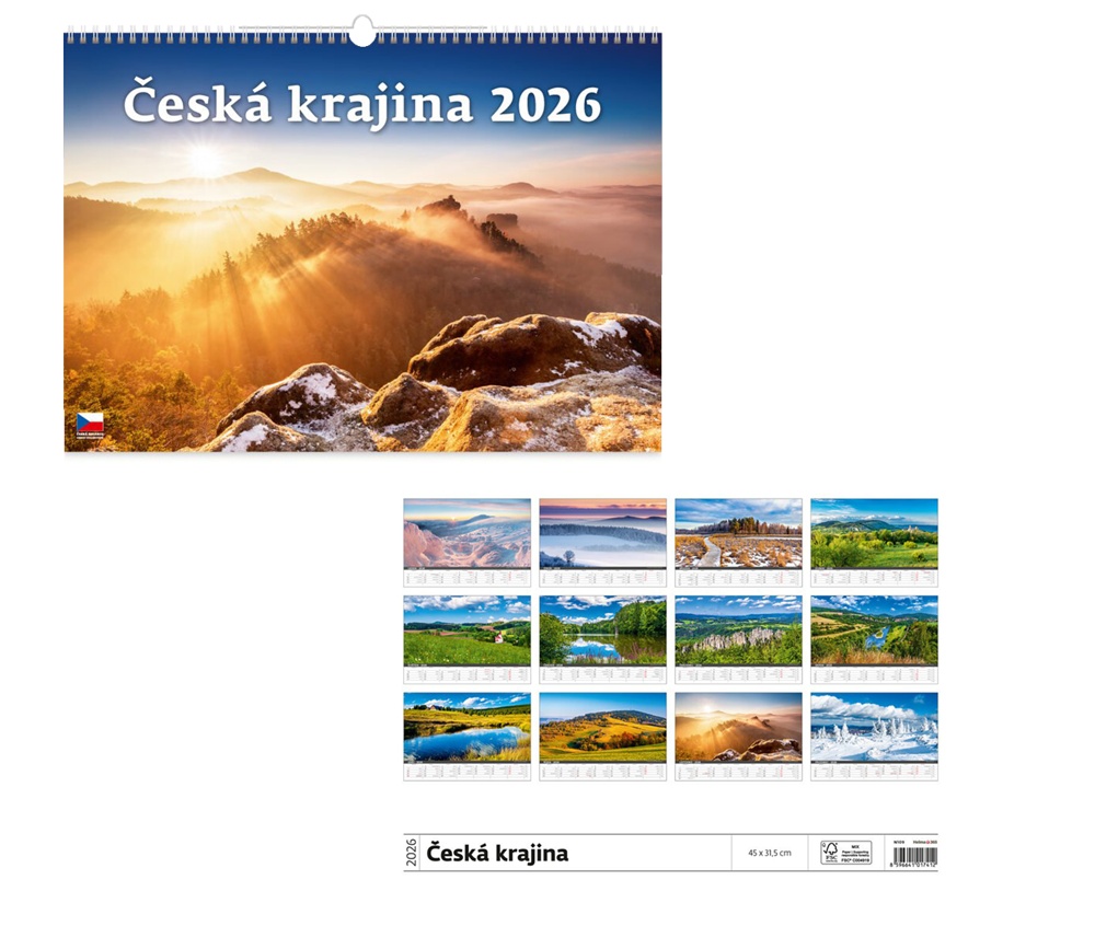 Kalendář n.2026 Česká krajina N109 315x450