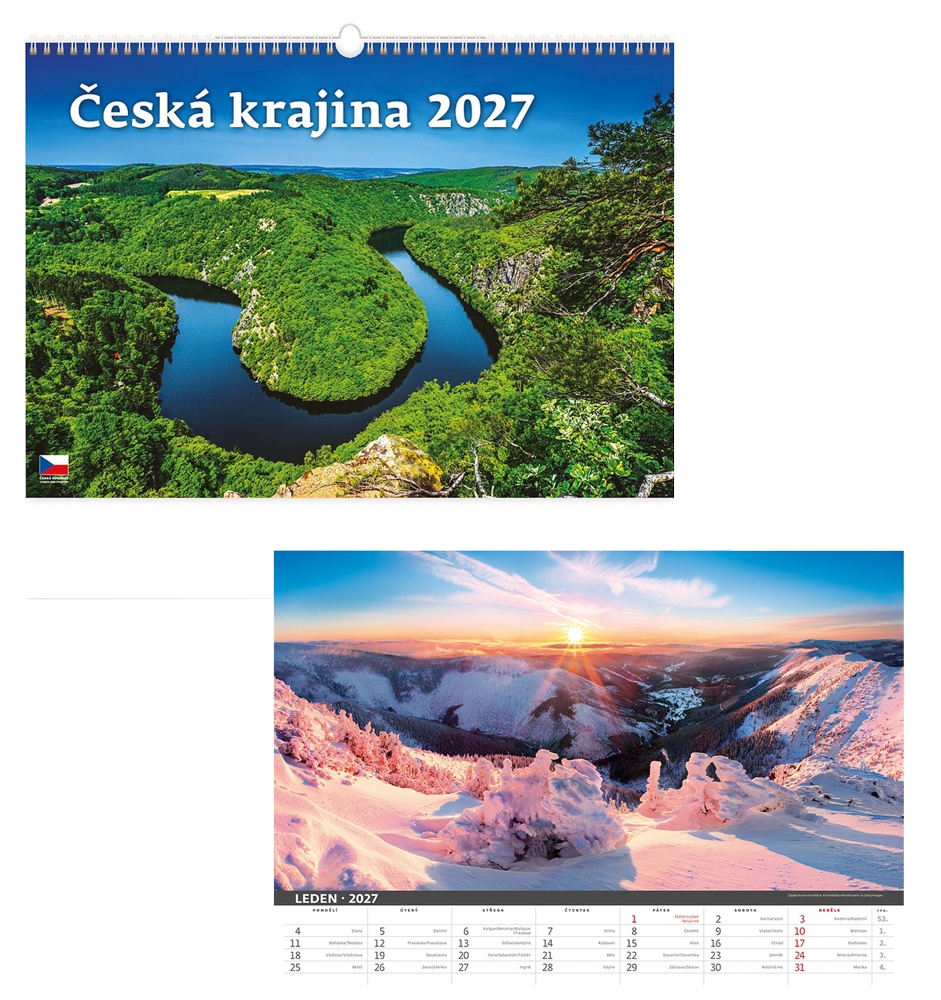 Kalendář n.2027 Česká krajina N109 450x315