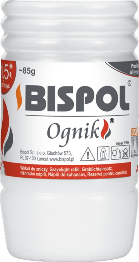 Svíčka náhradní náplň výška 90mm pr.45mm
