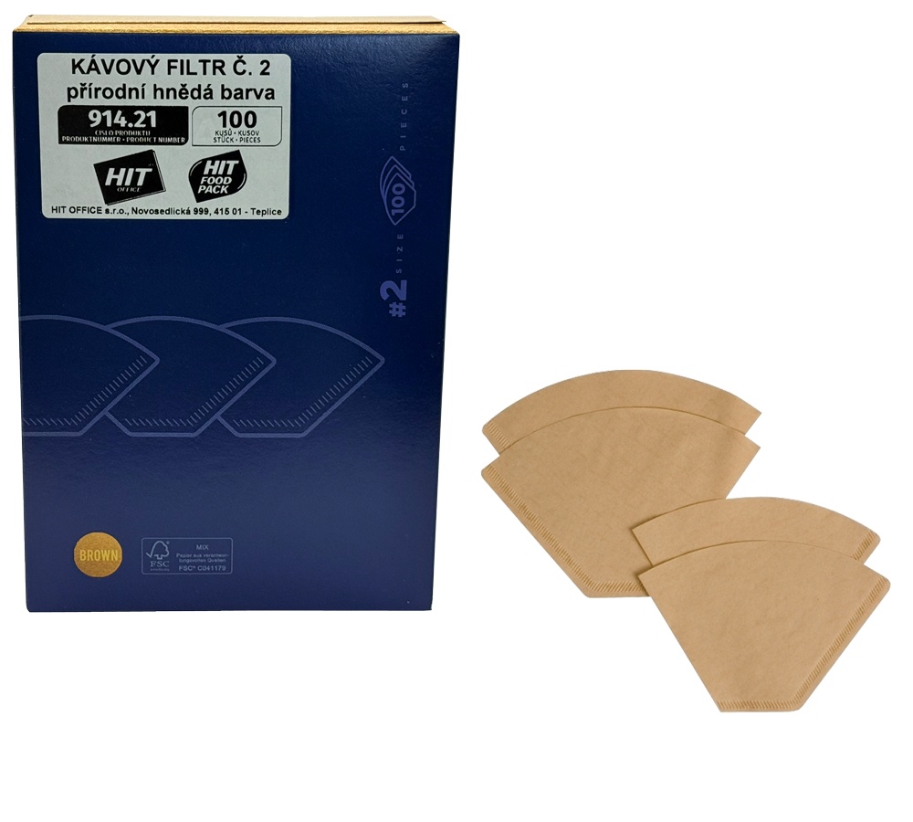 Kávový filtr 2 100ks 16153