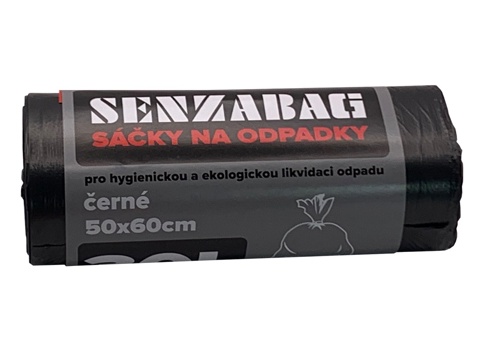 Sáčky do koše 50x60cm černé 50ks