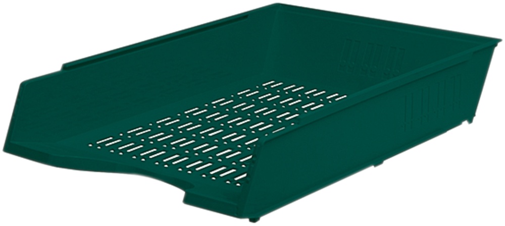 Kancelářský box plastový tmavě zelený
