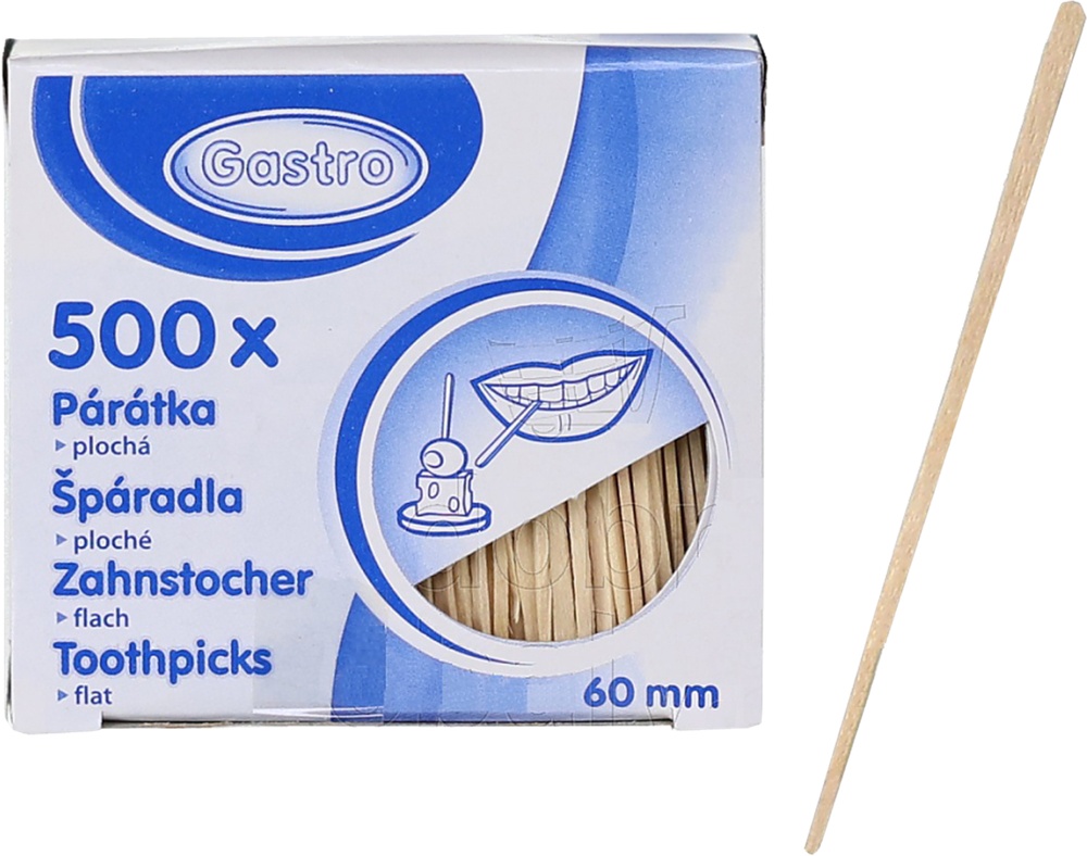 Párátka plochá v krabičce 60mm 500ks