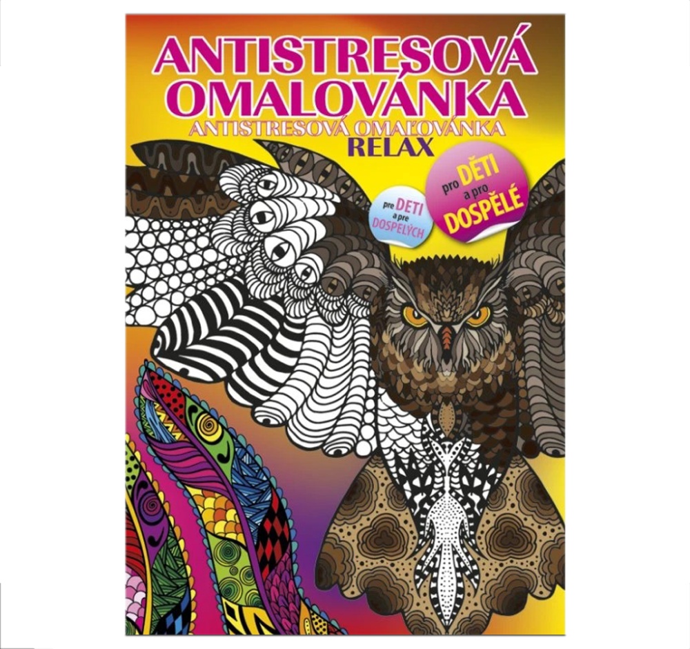Omalovánky A4 antistresové Relax