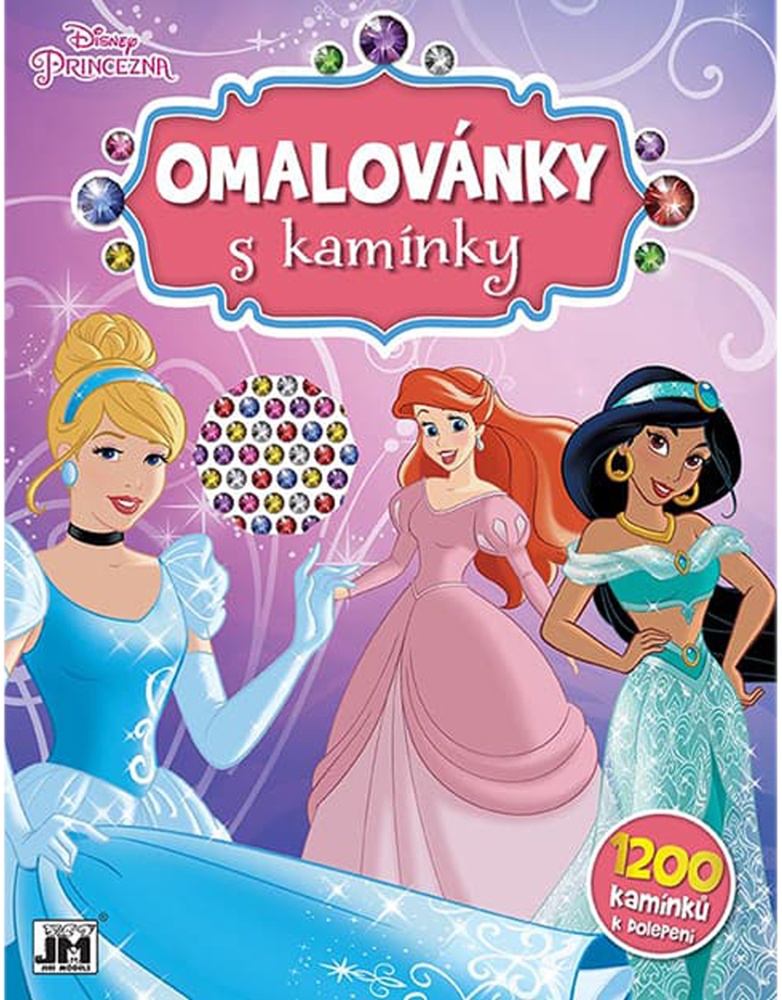 Omalovánky Princezny s kamínky 217x280