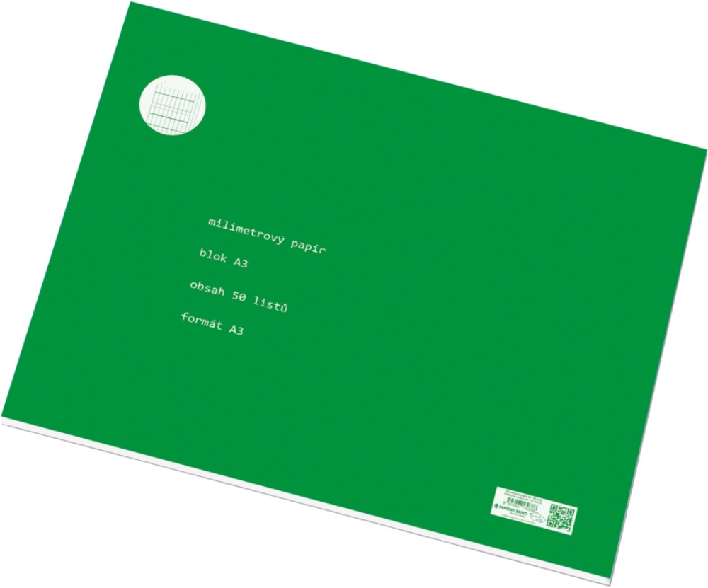 Blok A3 milimetrový papír 50 listů