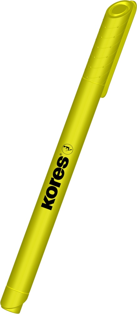 Zvýrazňovač Kores HighLiner žlutý