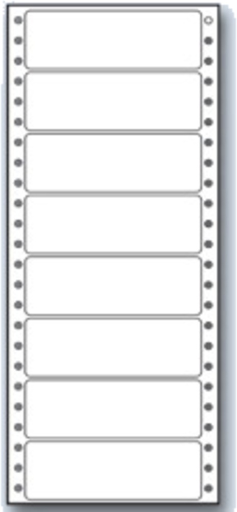 Samolepící etikety 100x36.1 1-řadé MB 200 etiket
