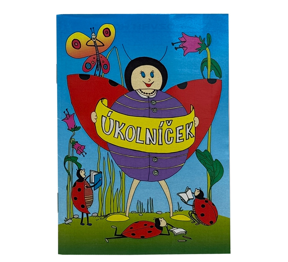 Úkolníček školní A6 barevný