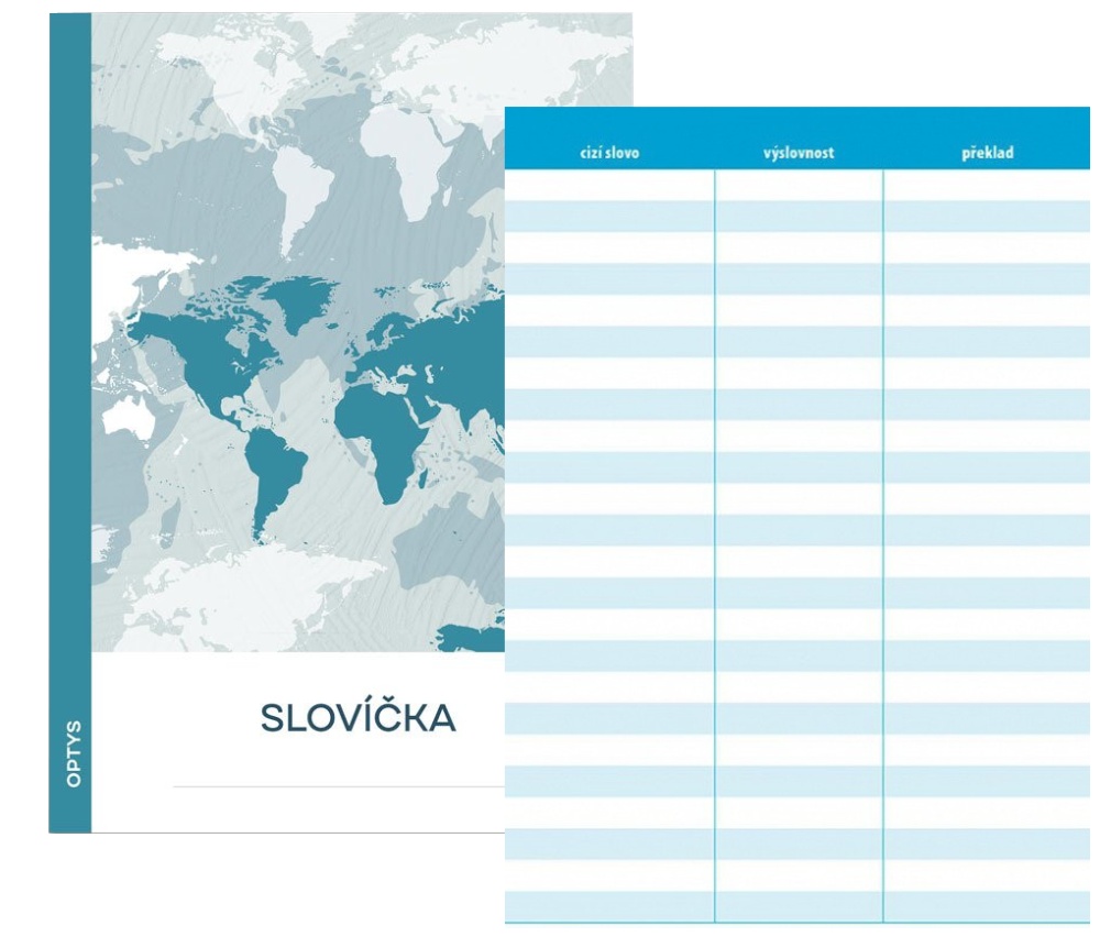 Sešit A5 na slovíčka 40 listů 1461