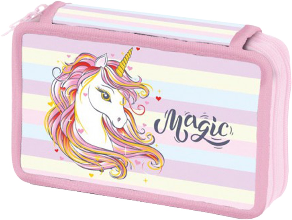 Penál 2-patr.prázdný Unicorn Magic