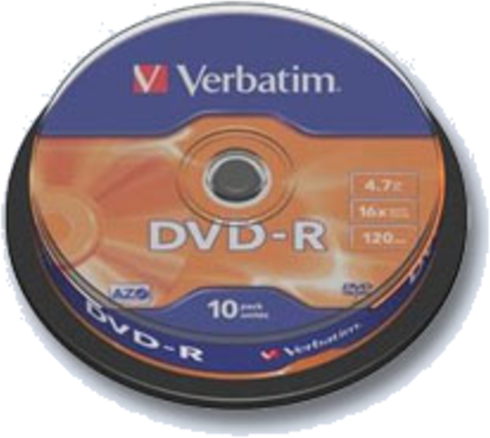 DVD-R Verbatim 4.7GB K 10ks