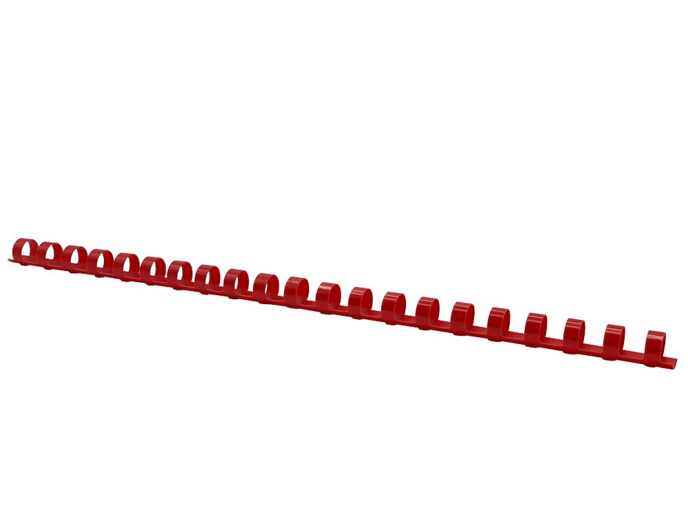 Kroužky pro vazbu 12.5mm červené 100ks