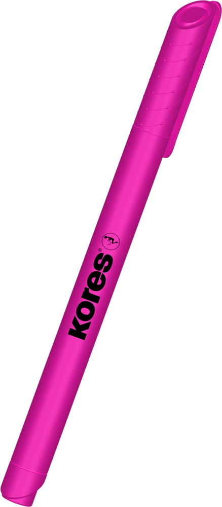 Zvýrazňovač Kores HighLiner růžový