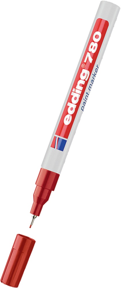 Fix Edding 780 lakový červený 0.8mm
