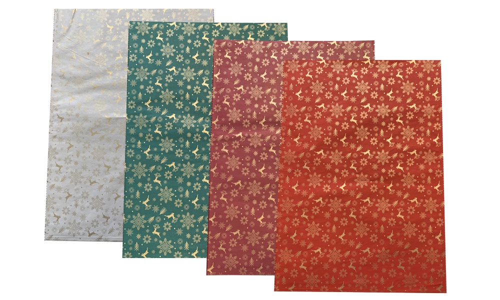 Vánoční sáček wixen pe paper 350x500 mix