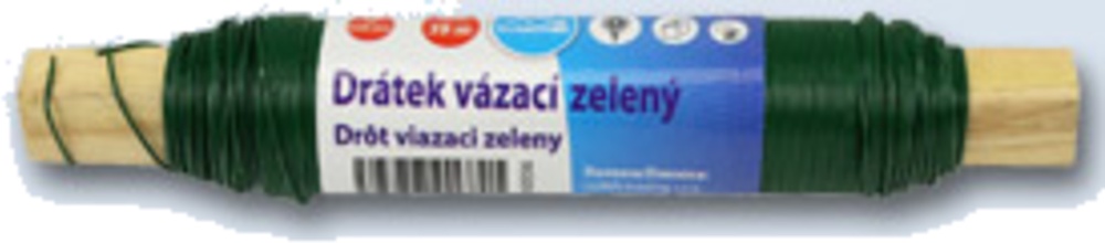 Drátek vazací - dekorativní zelený 39m