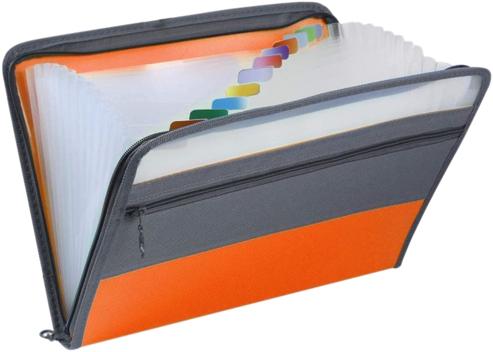 Desky A4 na dokumenty 12kapes +zip KS12