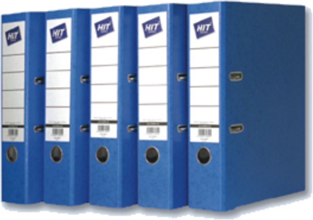 Pořadač prešpánový 5cm pákový modrý