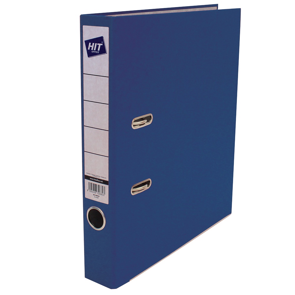 Pořadač prešpánový 5cm pákový modrý