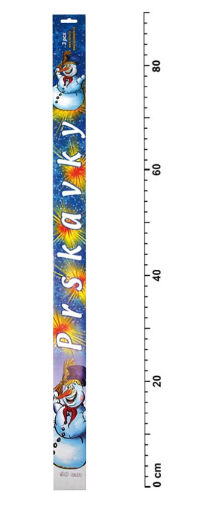 Vánoční prskavky 90cm 3ks