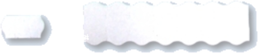 Samolepící etikety Contact 22x12 bílé 1500 etiket