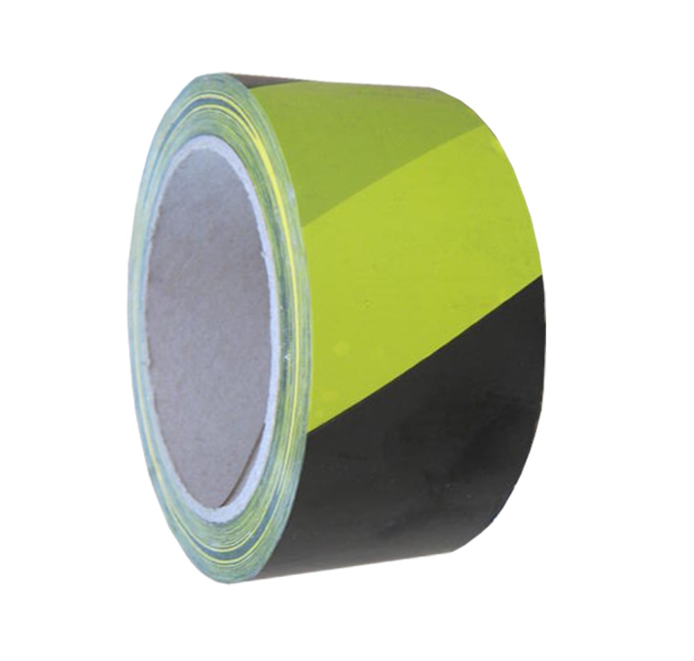 Lepící páska 50/66m žluto-černá P