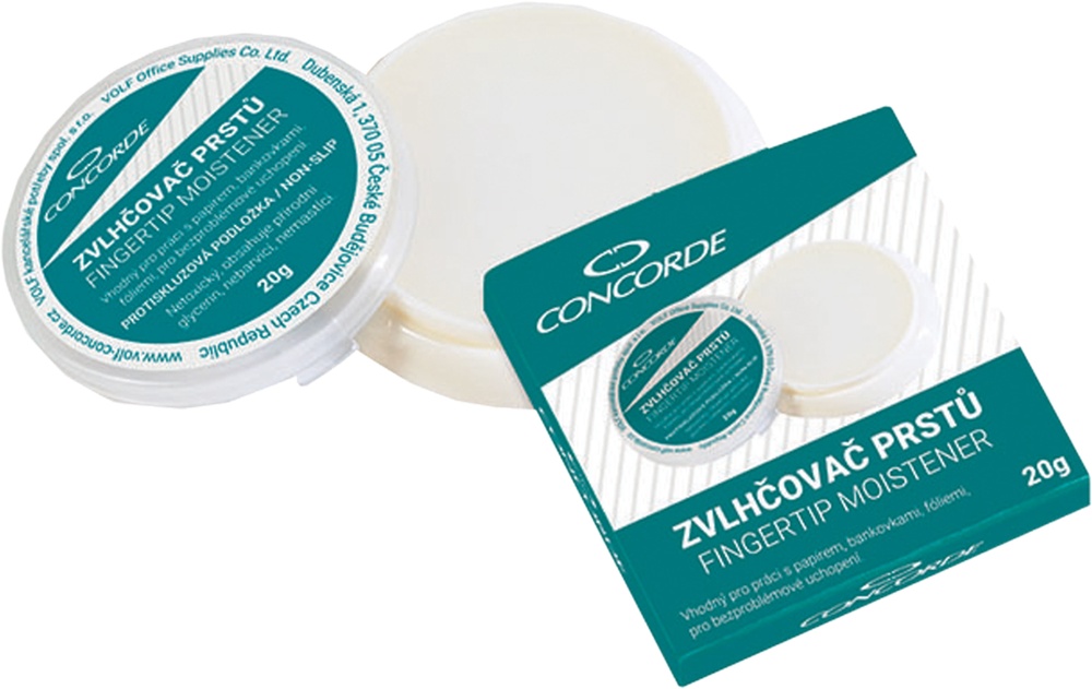 Zvlhčovač prstů gelový glycerinový 20g