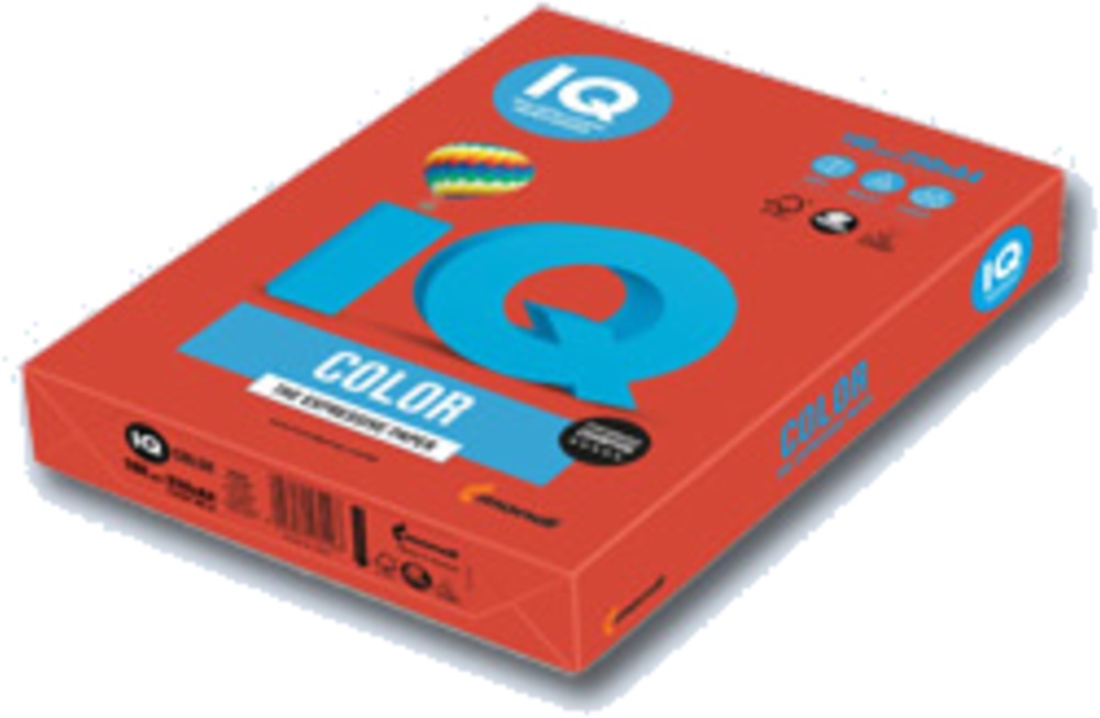 Karton A4 IQ červený 160g 250listů 44