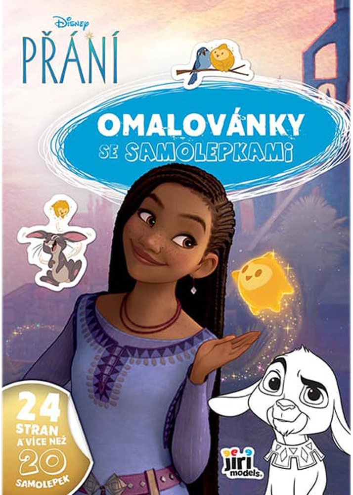 Omalovánky A4+ Přání+20 etiket 3752-9