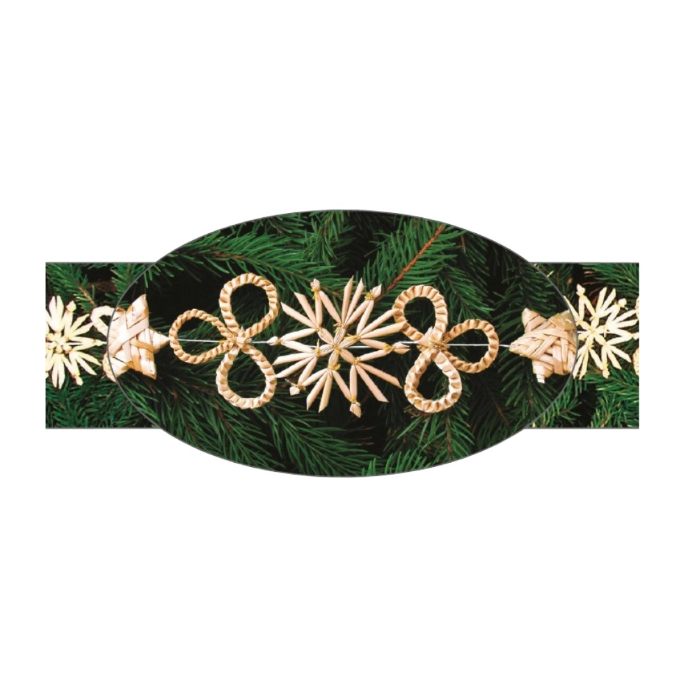 Vánoční řetěz slaměný 2m 2200