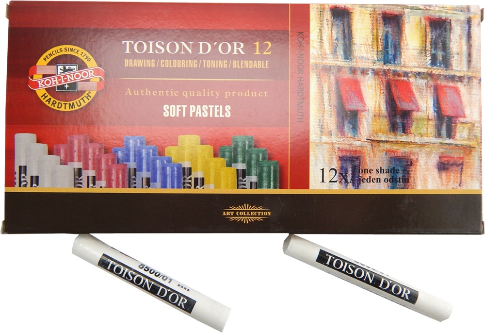 Křída 8500 Toison prašná bílá 12ks