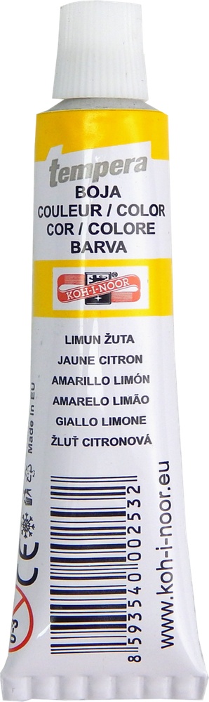 Tempera 16ml žlutá citron